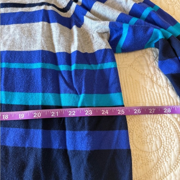 LANE BRYANT PLUS striped blue sweater women's 26/28 - Picture 4 of 7